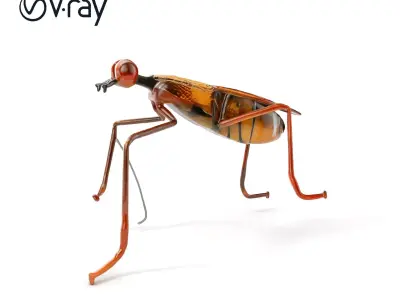 Realistic Insect Model Pack  Detailed and Versatile Low-poly 3D model