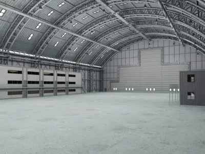 Hangar 3 3D model