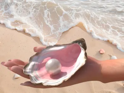  Pearl in Colored Shell 
