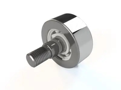 BEARING WHEEL Low-poly 3D model