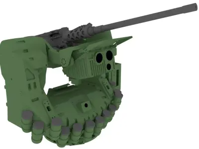 Guardian 20 RWS REMOTE WEAPON STATION turret 3D model