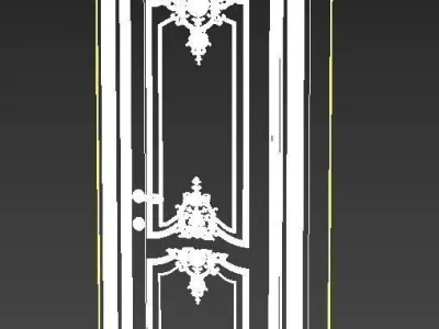 Exquisite Classic Door  3D model