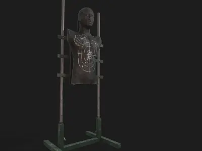 Dummy Target Low-poly 3D model