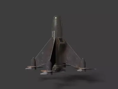 Kinzhal interceptor Drone  3D model