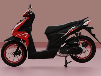 2020 - Honda Beat K1A 3D model