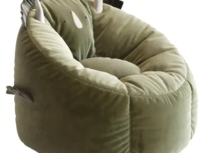 Dinosaur Bean Bag Chair 3D model