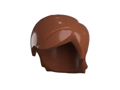 Custom3Dprint Minifigure Accessory - Minifigure Hair S2 - 042 3D print model