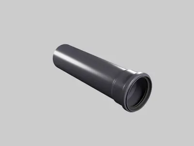 PVC and UPVC pipes 3D model