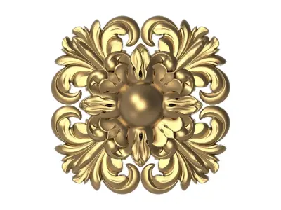 decorative pattern ready for 3D printing 3D model 83