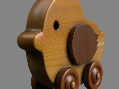 Bird Toy ASSET LOW POLY Low-poly 3D model