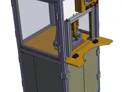 CO2 Cleaning and Testing Machine 3D model