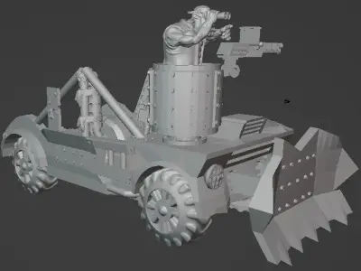 Ork kon truk v2 3D print model