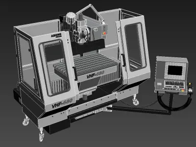 Milling machine VHF-680 3D model