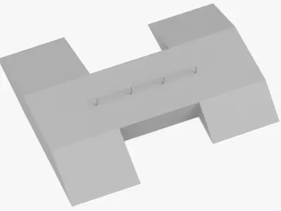 Skate Ramp - Fun Box 04 Free 3D model