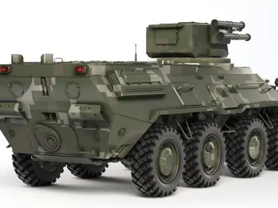 BTR 3E 2002 3D model