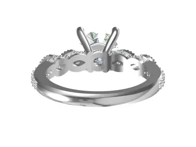 Wedding Ring  3D print model 264