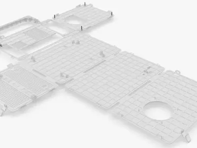 Computer-2 Case by Teenage Engineering Unfolded 3D model