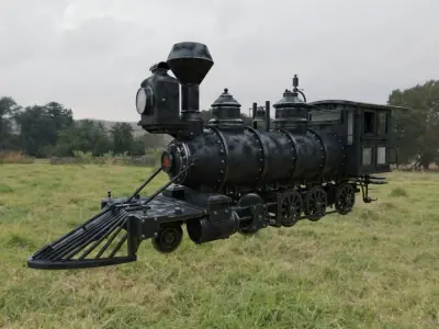 Steam Locomotive 3D model purchase