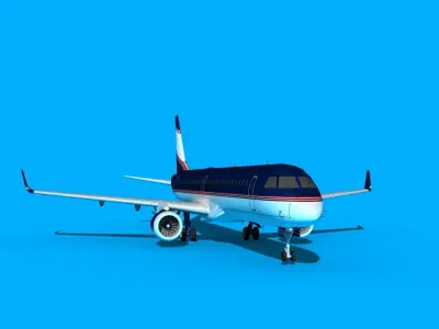 Embraer Emb-190 Corporate 4 3D model