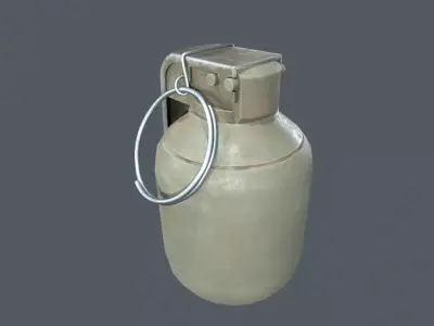 Grenade FRG-5 Low-poly 3D model