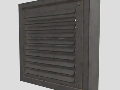 Industrial Ventilation Fan 3D model