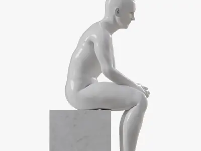  Male mannequin pose 8 PBR 