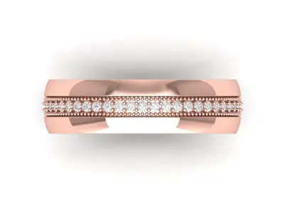 Wedding Ring  3D print model 166