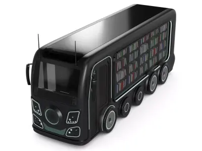 Mobile Library 3D model order