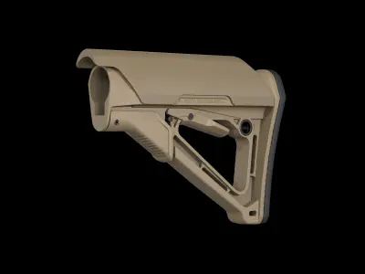 Magpul CTR Carbine Stock Low-poly 3D model