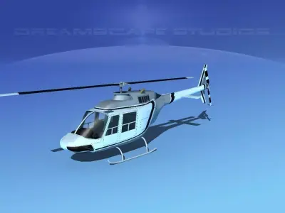 Bell 206 JetRanger V01 3D model