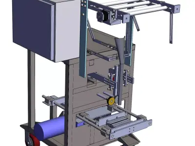 packaging machine 3D model
