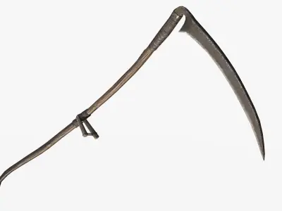 Scythe Low-poly 3D model order