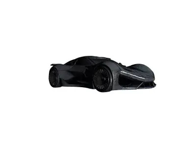 Modern Shape Vehicle 3D Model 3D model purchase