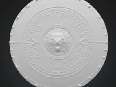 Shield Low-poly 3D model buy