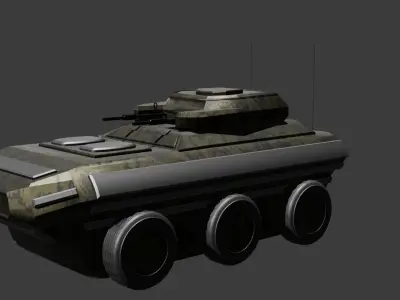 Armored personnel carrier Free 3D model