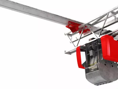 Farm Silage Crane Low-poly 3D model