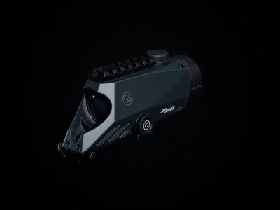 Bravo 4 PBR Low-poly 3D model