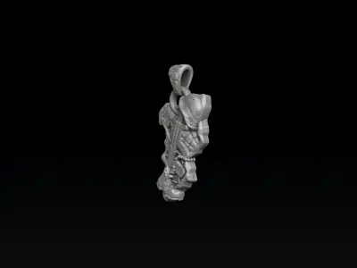 War And Peace Pendant 3D print model