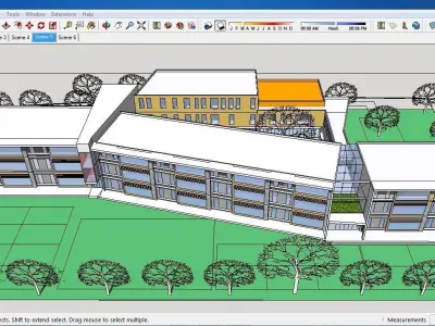 Sketchup Kindergarten A1 3D model