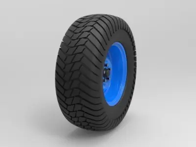 Offroad wheel 8 3D model