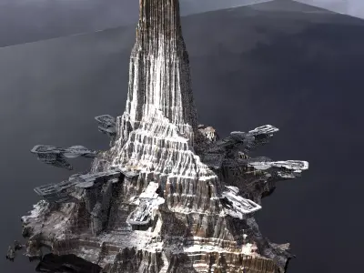 Landing Pad of the Gods 5 3D model