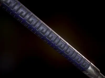 HIE Game Ready Meteor hammer Low-poly 3D model