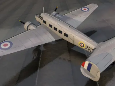 Lockheed L-10 Electra 3D model