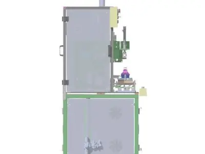 Labeling Machine For Sticker Label of Jack Screw 3D model