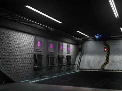 Spaceship aircraft 3D model