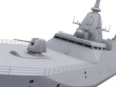 Mogami-class frigate 3D model