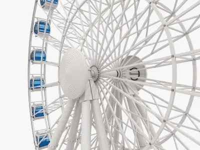 Ferris Wheel 3D model 16