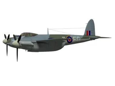 de Havilland DH98 Mosquito MkVI 3D model purchase