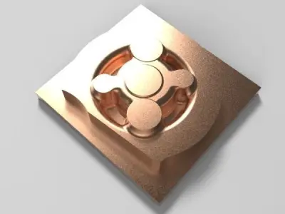 Pressure Die Cast Mold Free 3D model