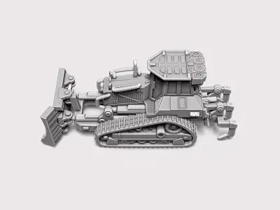 Crawler Dozer RoZ 3D print model
